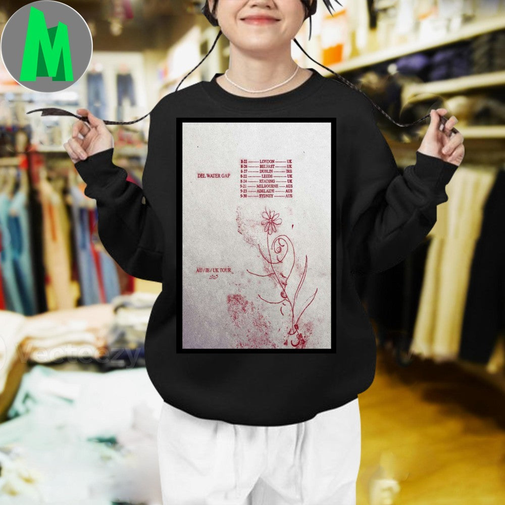 Design Del Water Gap AU.IE.UK Tour 2025 Poster Shirt
