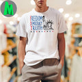 Design Freedom Democracy Truth Statue of Liberty 4th of July Graphic T-Shirt