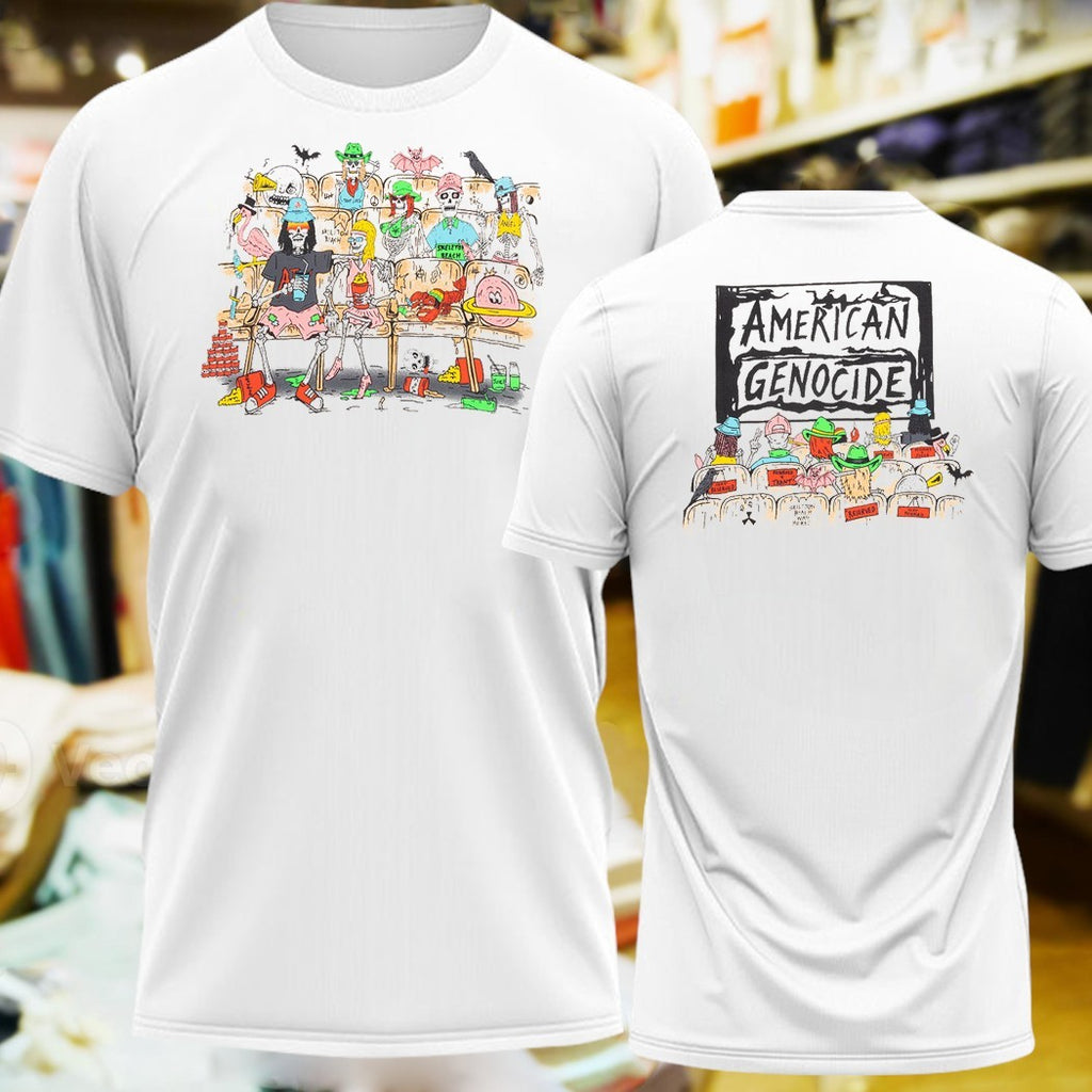 Design Gallery Dept Skeleton Beach Theater Graphic T-Shirt