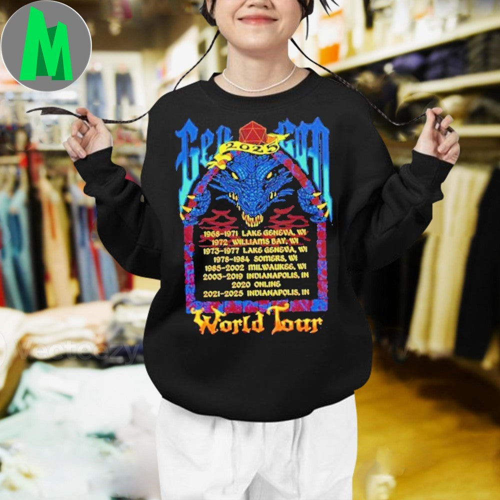Design Gen Con World Tour 2025 Shirt