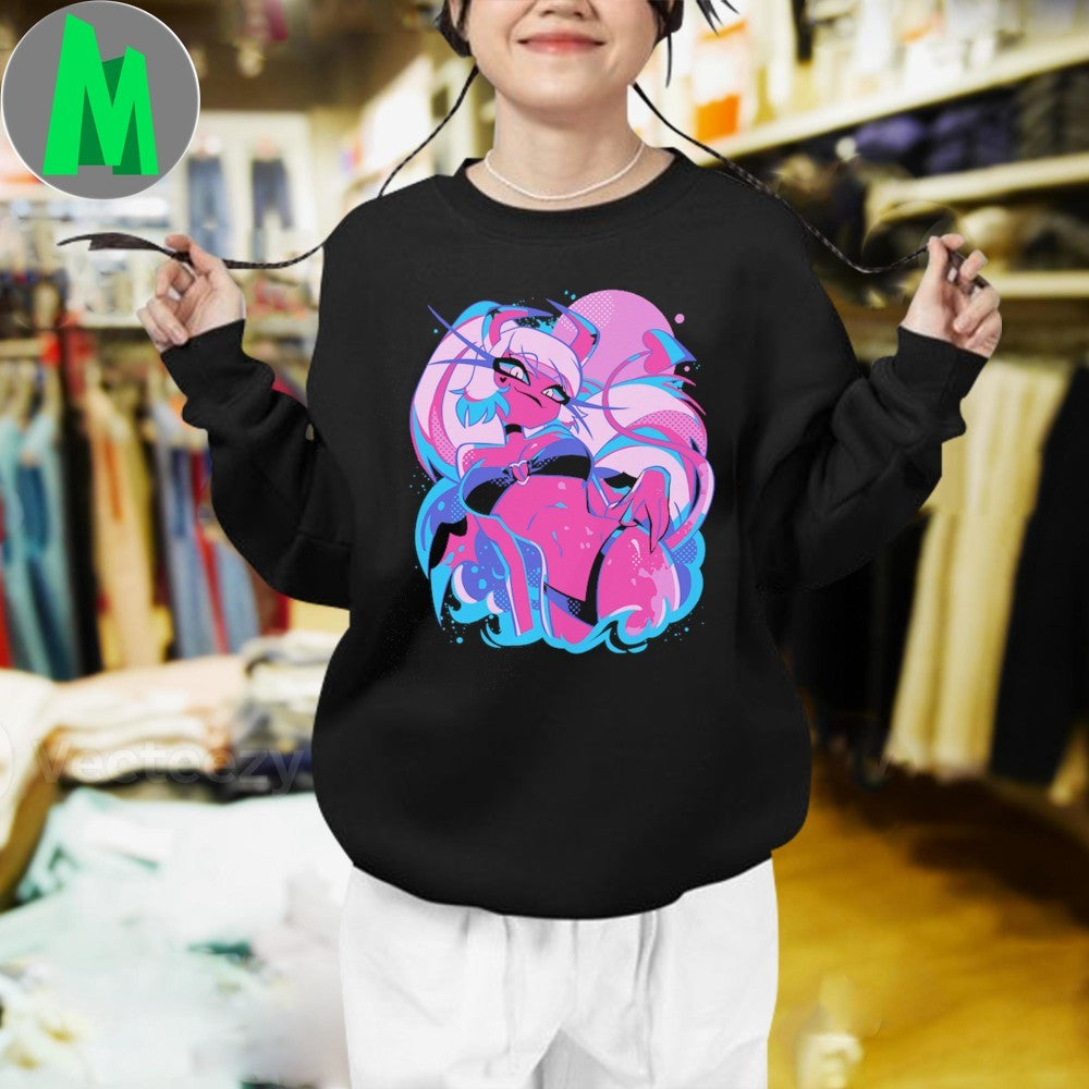 Design Helluva Boss Verosika Mayday Summer Splatter T-Shirt