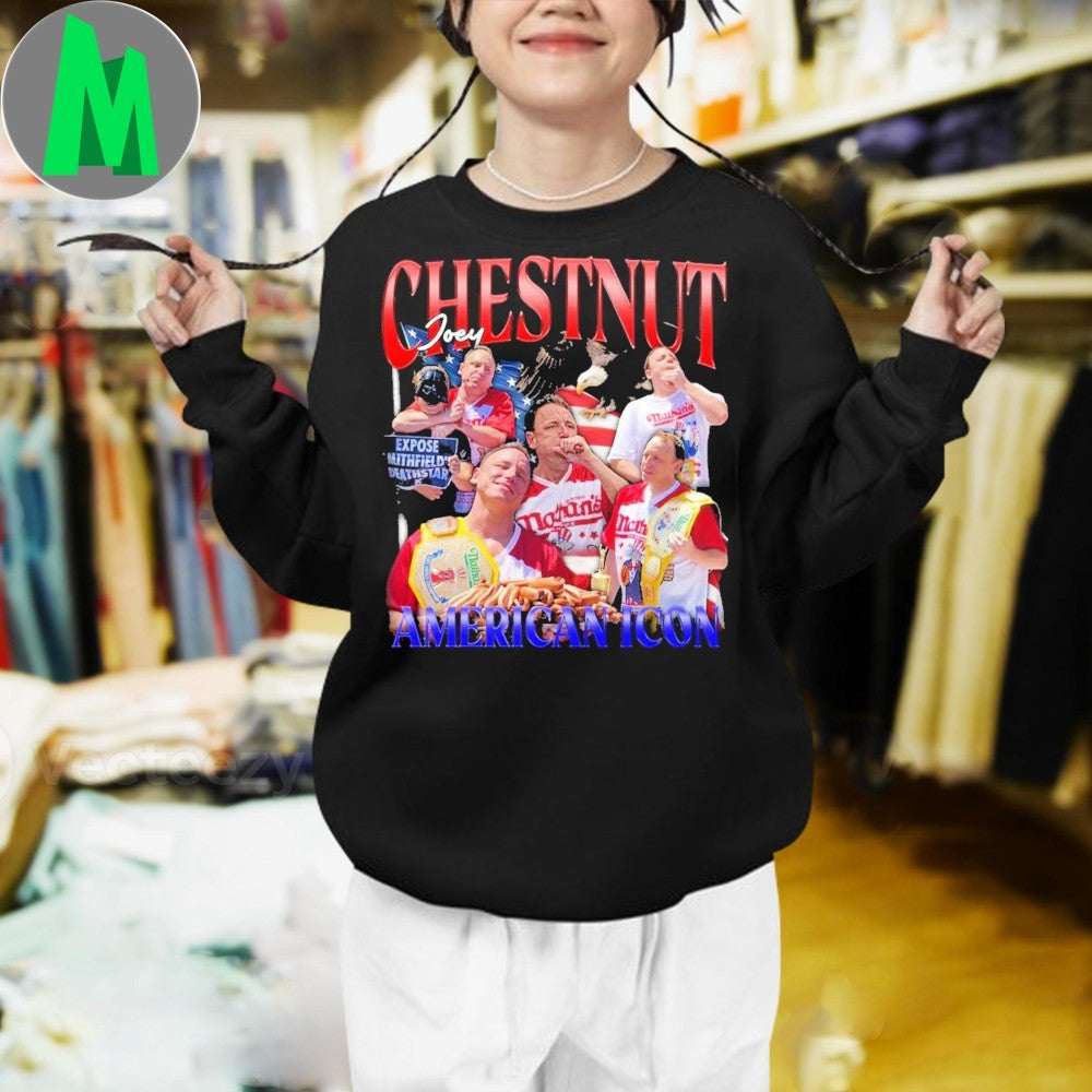 Design Joey Chestnut America Icon Shirt