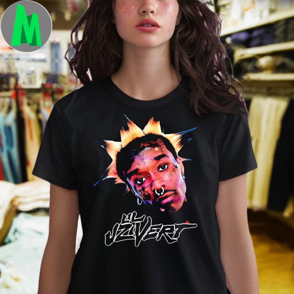 Design Lil Uzi Vert Punk Rap Style Fan Art Graphic T-Shirt