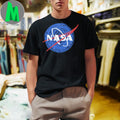 Design NASA Classic Worm Logo Graphic T-Shirt