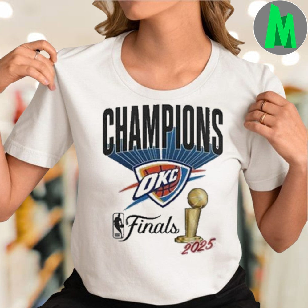 Design Oklahoma City Thunder Champions NBA 2025 Shirt