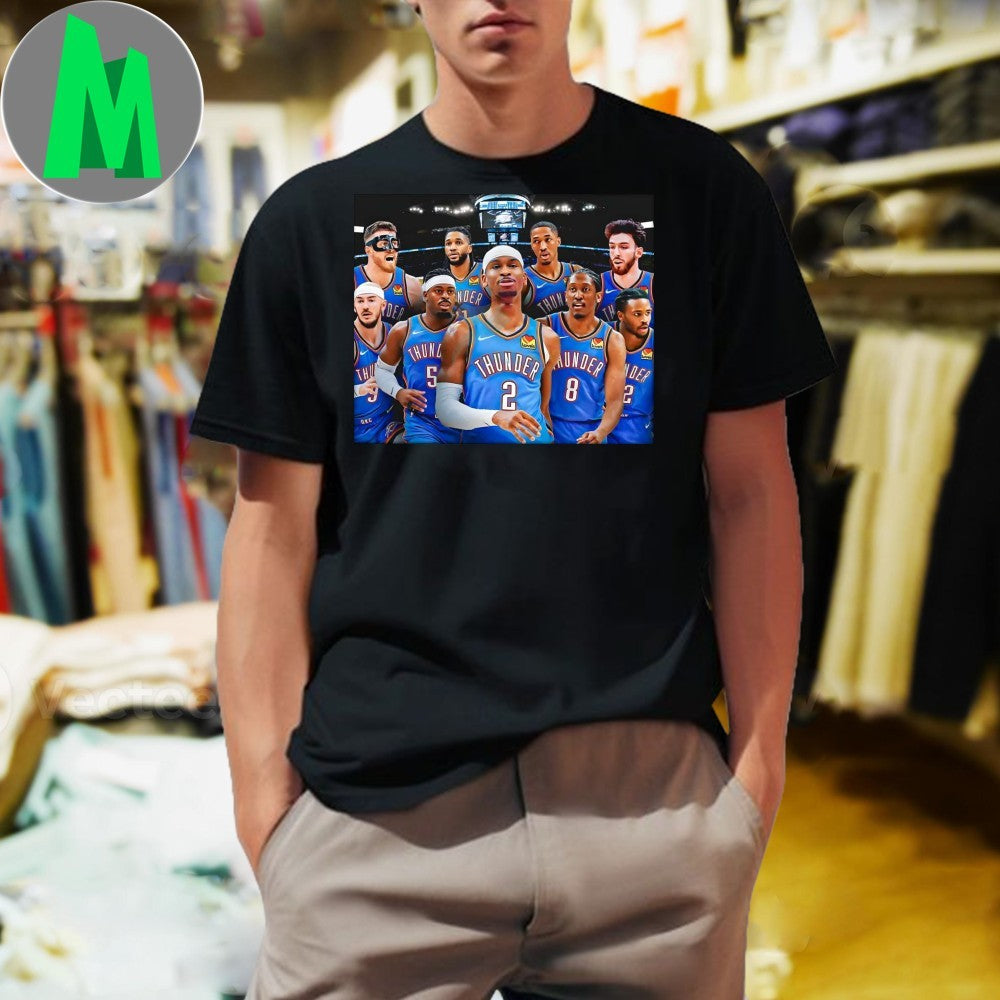 Design Oklahoma City Thunder Team Champions 2025 NBA Finals Basketball Shirt