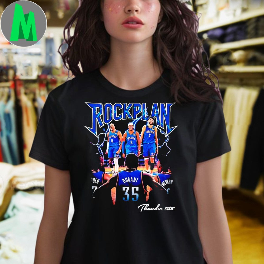 Design Rockplan Okc Thunder Trio Legends Nba Finals Shirt