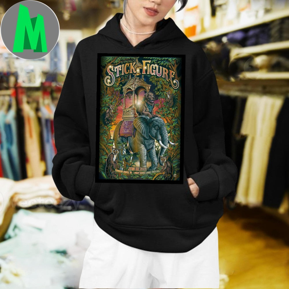 Design Stick Figure Point Break Music Festival June 22, 2025 Concert Poster Graphic T-Shirt