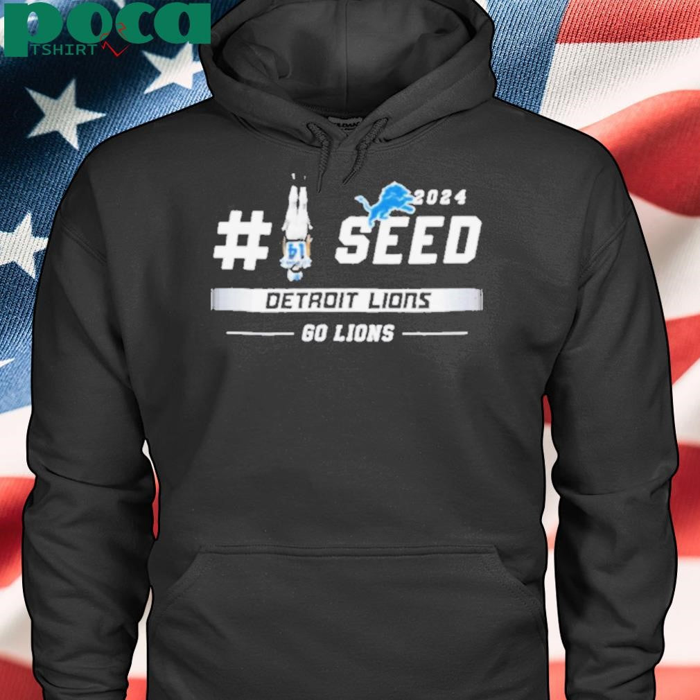 Detroit Lions 1 Seed 2024 Go Lions Shirt