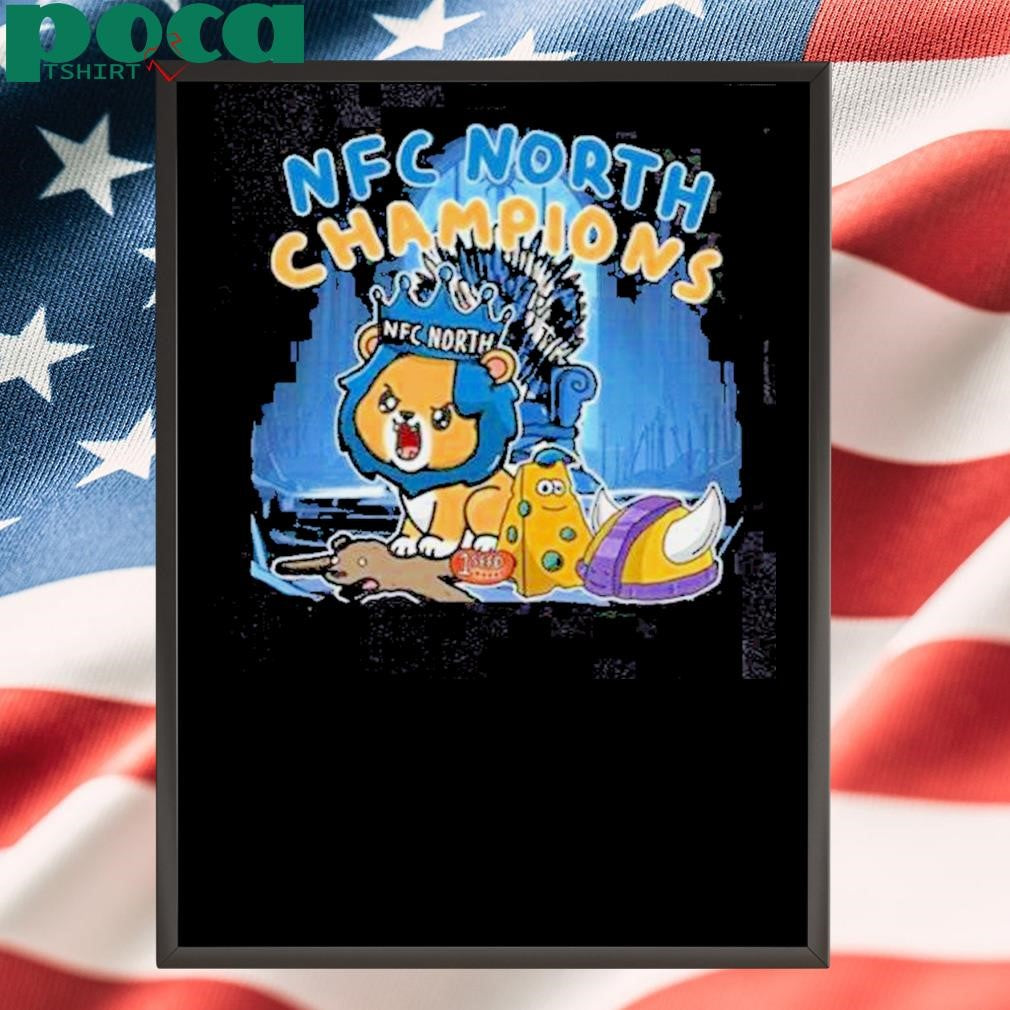 Detroit Lions Team Nfc North Champions No1 Seed Shirt