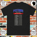 Detroit Pistons All dawg NBA playoffs 2025-26 Roster shirt
