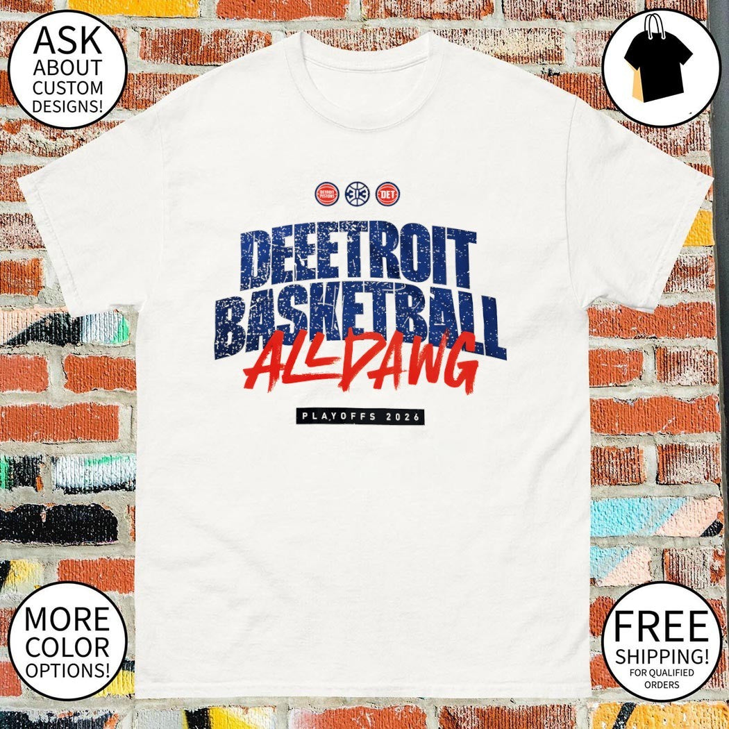 Detroit Pistons Basketball All Dawg Playoffs 2026 shirt