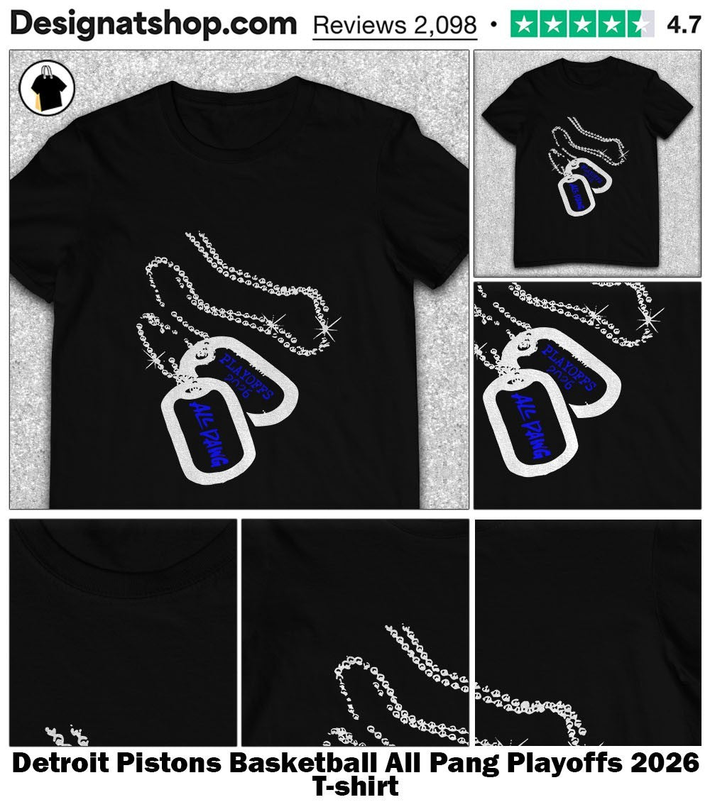 Detroit Pistons Basketball All Dawg Dog Tags Playoffs 2026 shirt