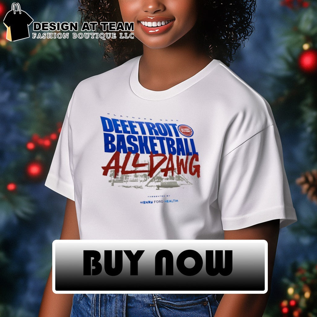 Detroit Pistons Basketball Playoffs 2026 NBA All Dawg Henry Ford Health shirt