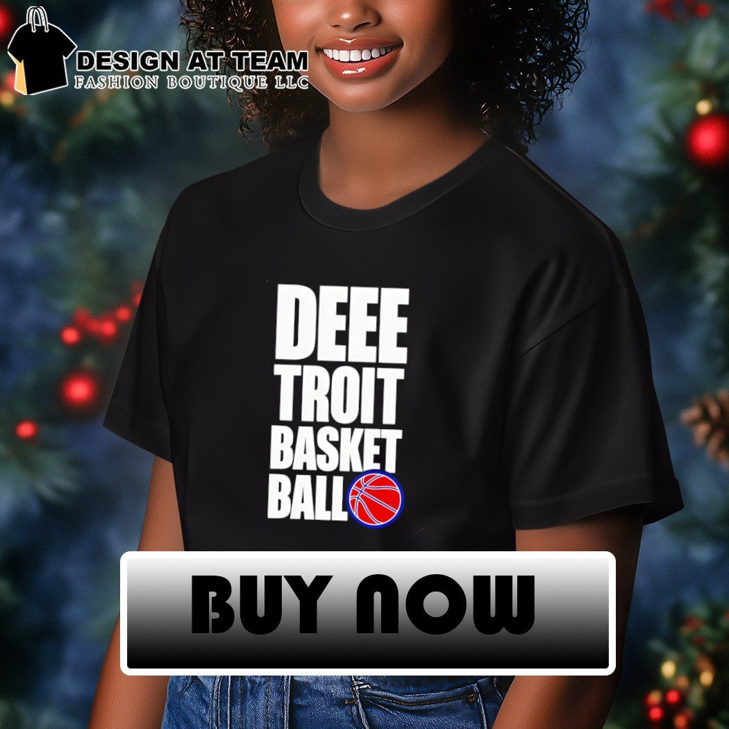 Detroit Pistons NBA Basketball Deee Troit Basketball Fan Sports Team shirt