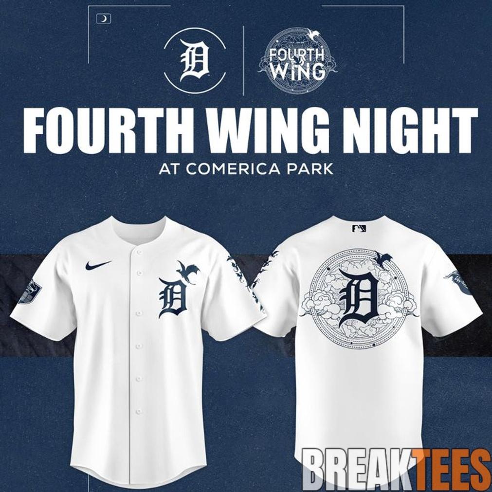 Detroit Tigers 2026 Fourth Wing Night Basebal Jersey