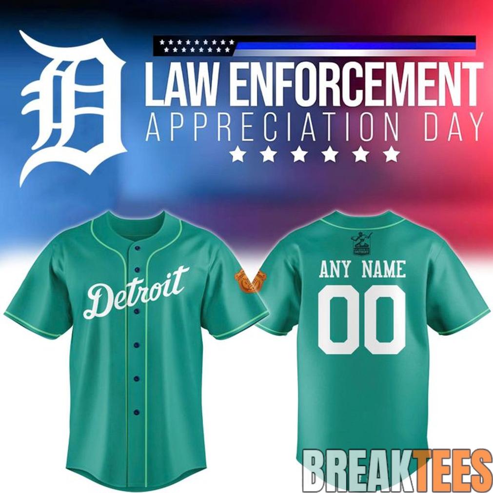 Detroit Tigers 2026 Law Enforcement Appreciation Night Jersey