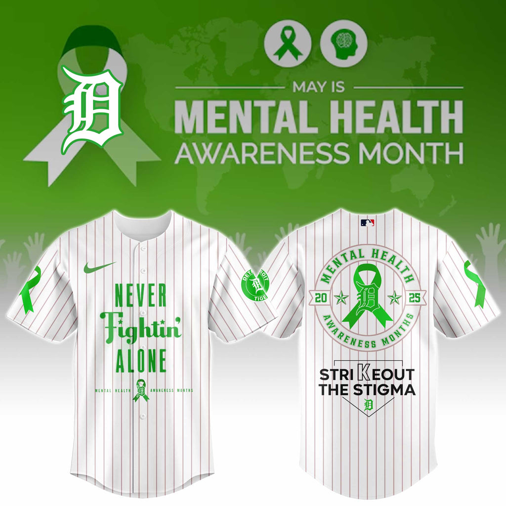 Detroit Tigers Mental Health Awareness Week Jersey