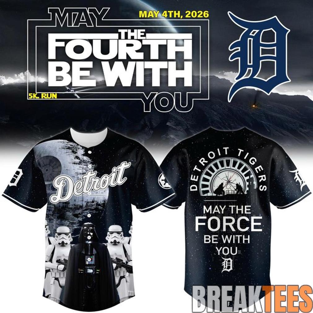 Detroit Tigers x May the Force Be With You Night Baseball Jerseys