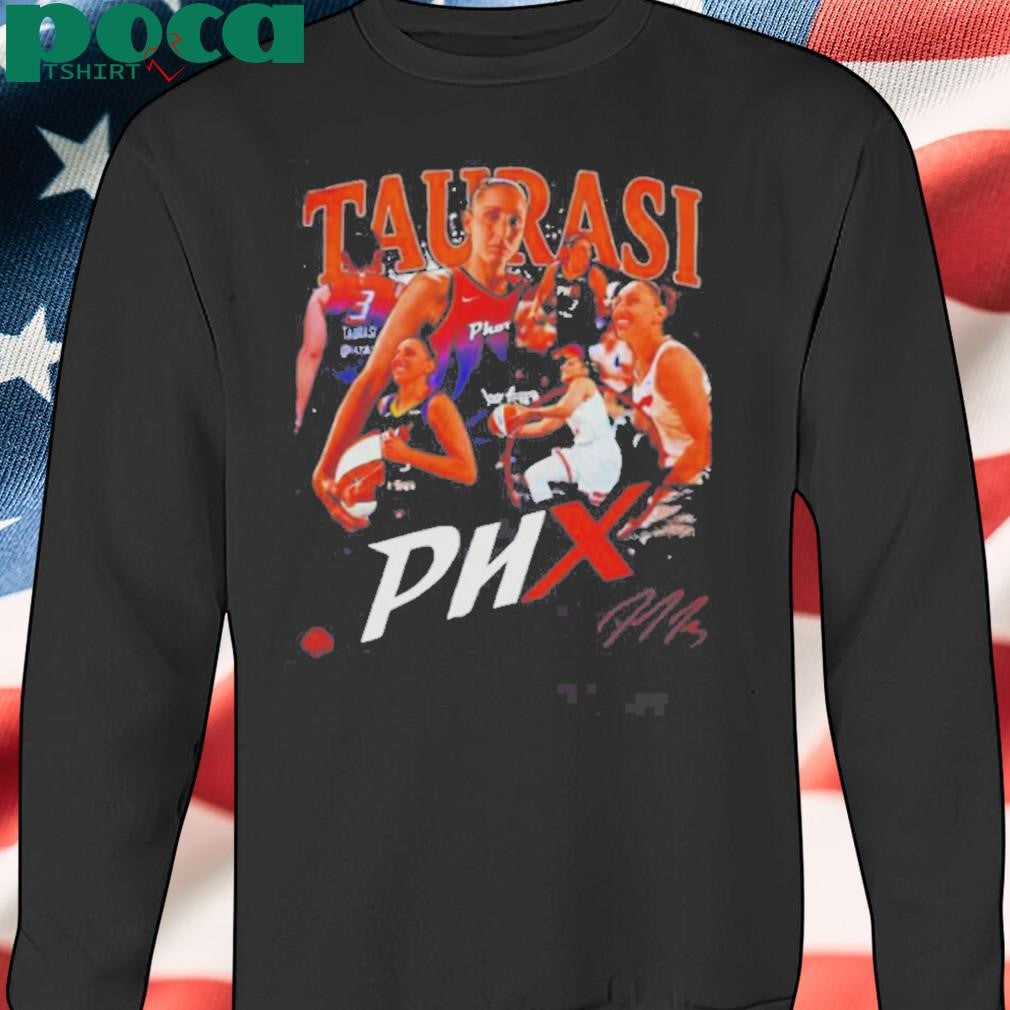 Diana Taurasi Picture Collage Phoenix Mercury Signature T-shirt