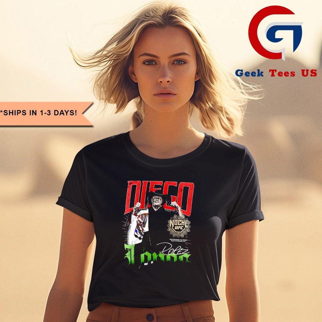 Diego Lopes UFC signature graphic T-shirt