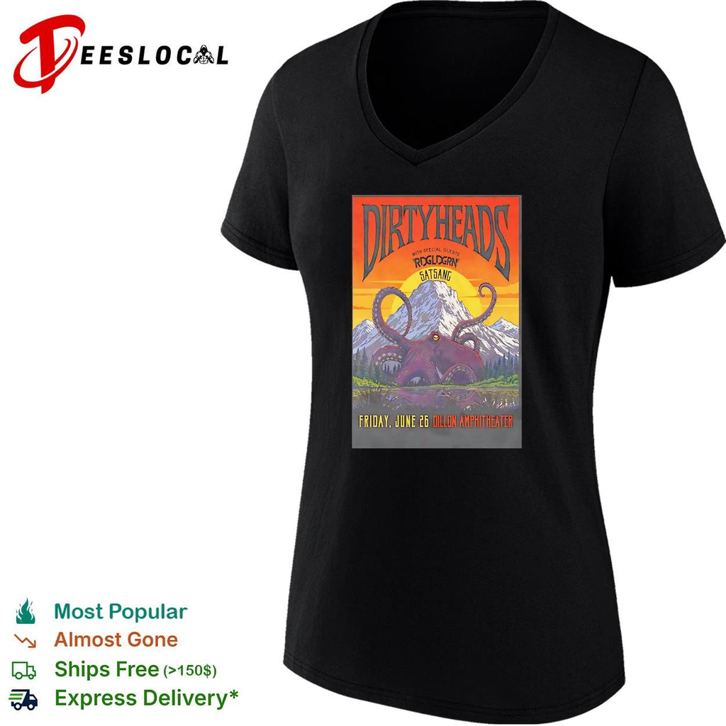 Dirty Heads octopus mountain Dillon Amphitheater June 26 poster shirt