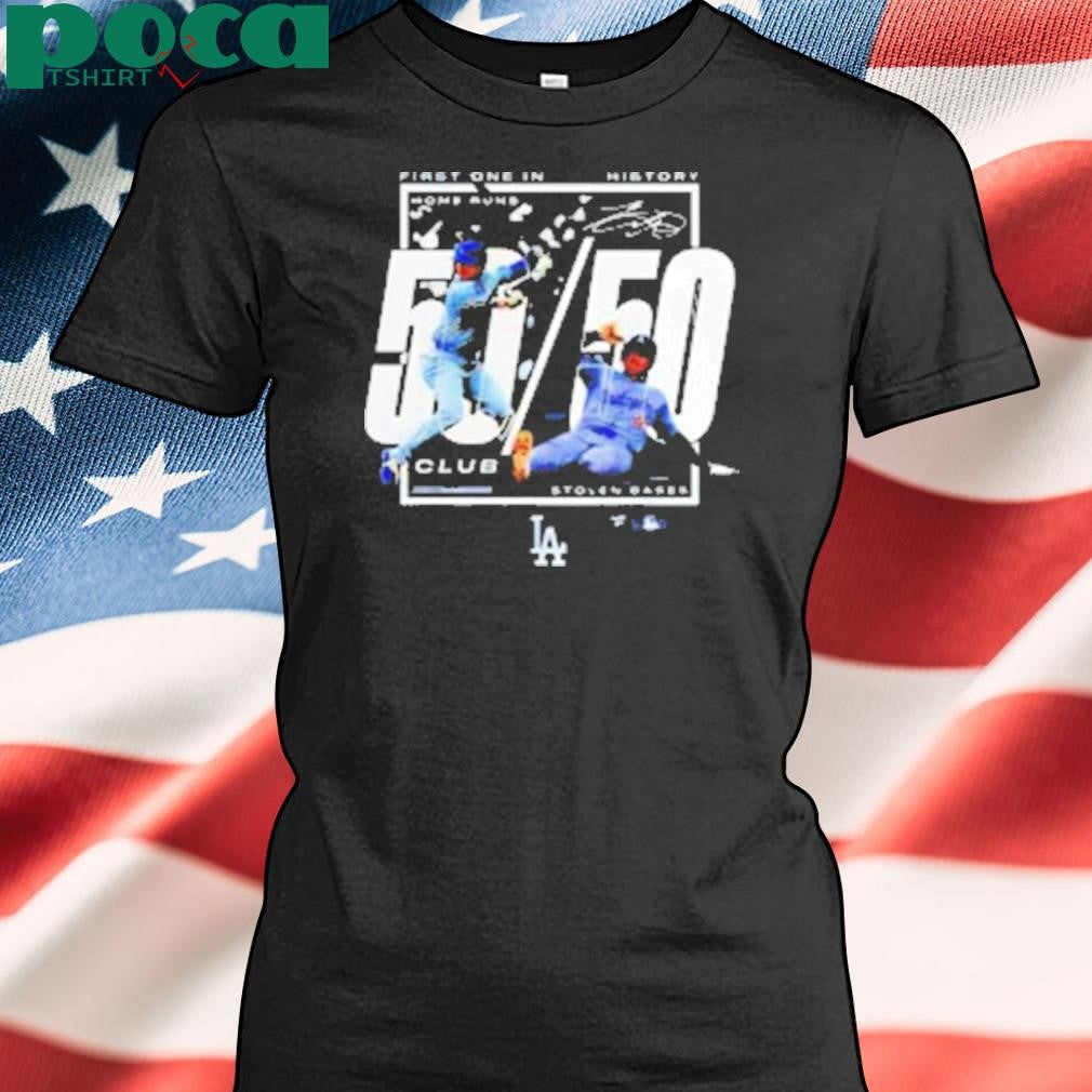 Dodgers Shohei Ohtani 50 50 Club Shirt