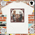 Dogs playing Mahjong with a Golden Retriever and Poodle meme shirt