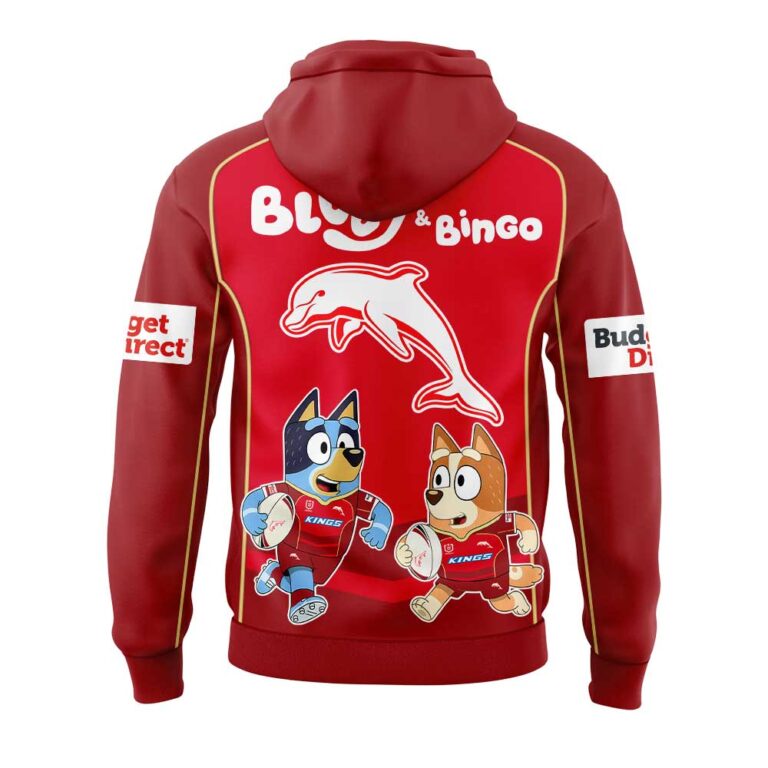 NRL Dolphins Bluey and Bingo Hoodie