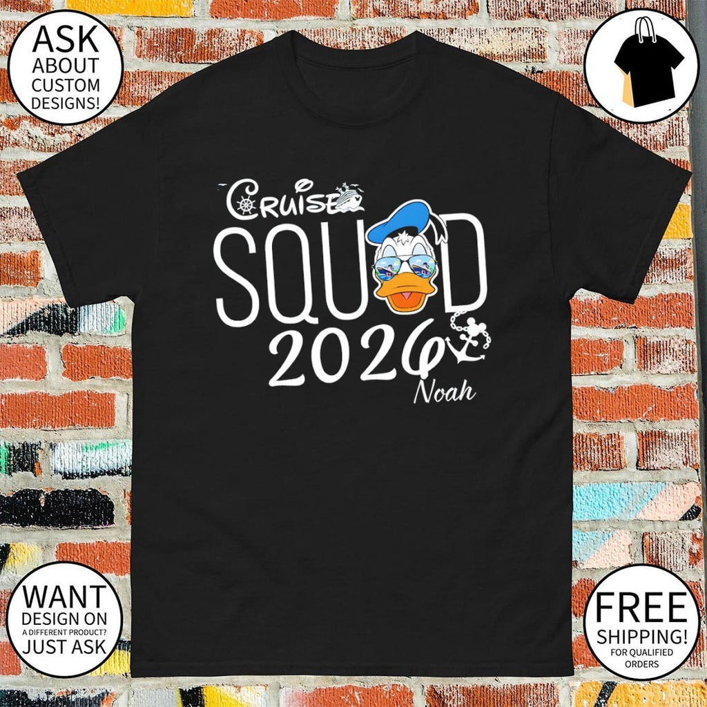 Donald Duck Cruise Squad 2026 Noah shirt
