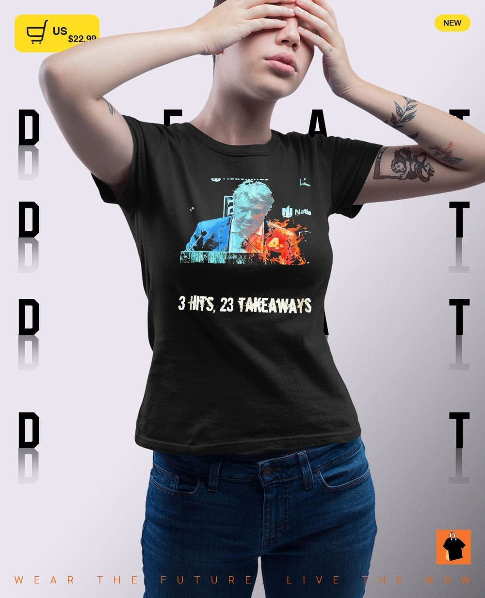 Donald Trump 3 Hits 23 Takeaways Natio shirt