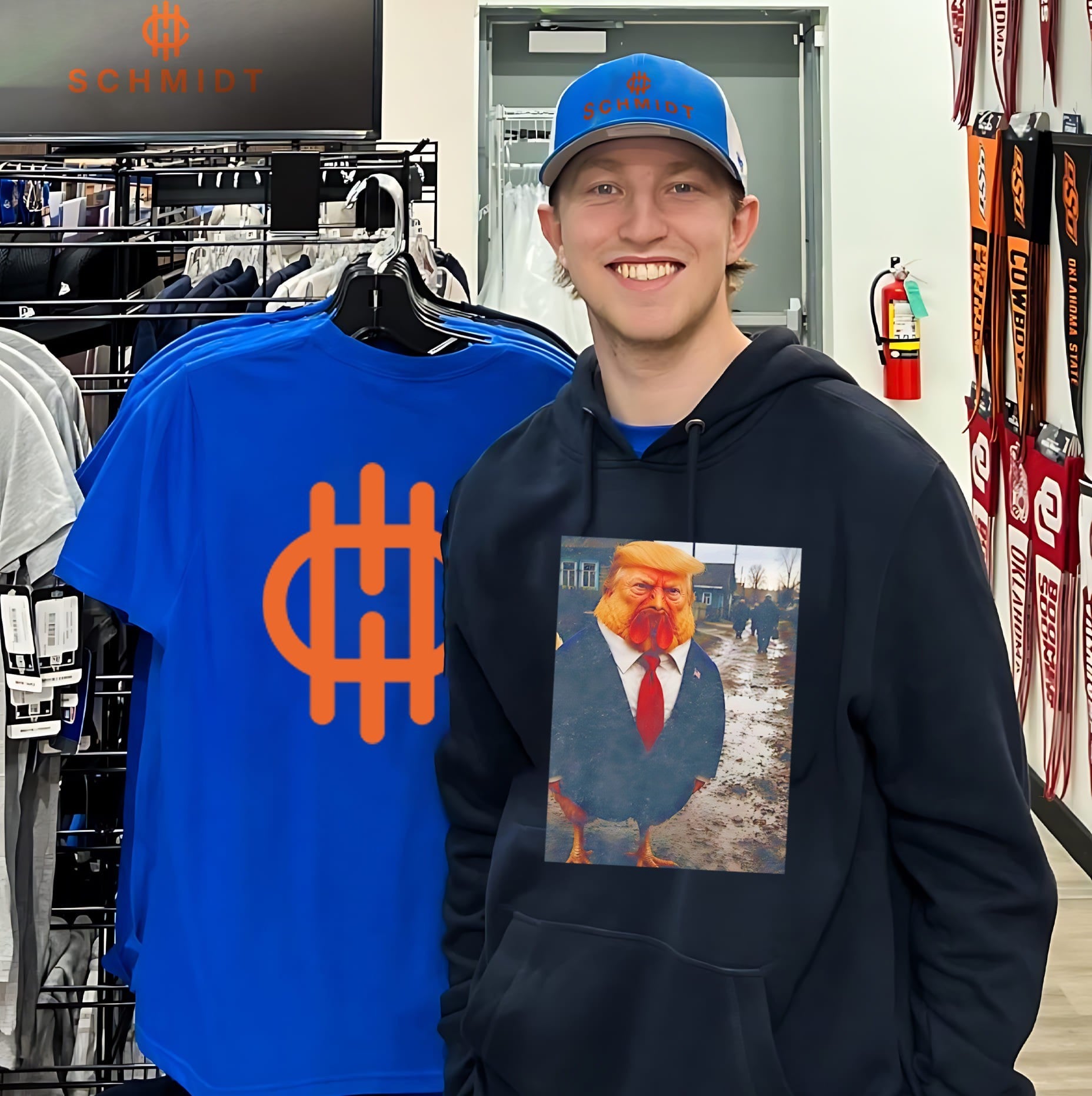 Donald Trump the rooster that’s wearing suit funny shirt