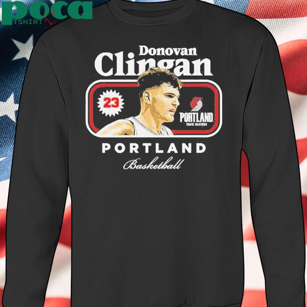Donovan Clingan Portland Trail Blazers Nba Basketball Cover Vintage Shirt