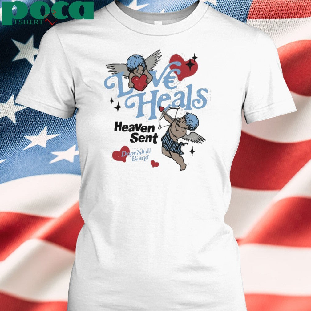 DopeSkill Love Heals Graphic shirt