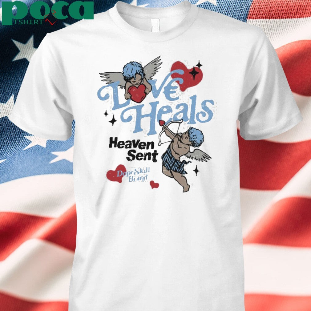 DopeSkill Love Heals Graphic shirt