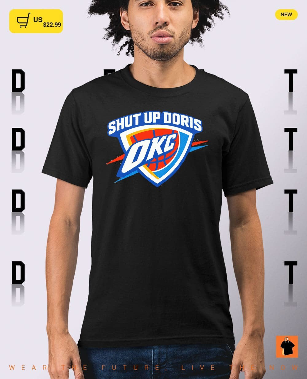 Doris Burke Oklahoma City Thunder Basketball Shut Up Doris logo shirt