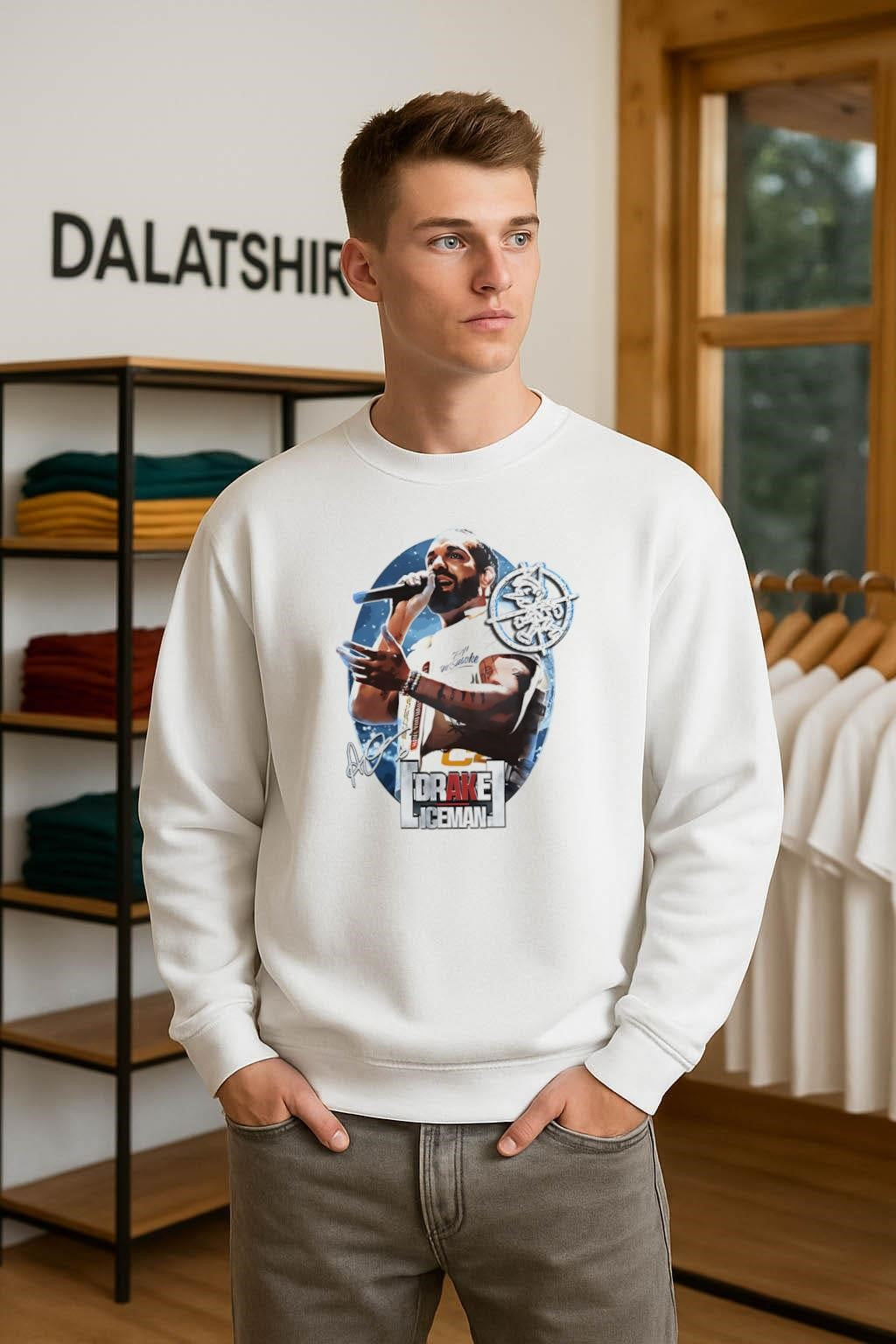 Drake Iceman Singer Portrait shirt
