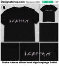 Drake Iceman album hand sign language shirt