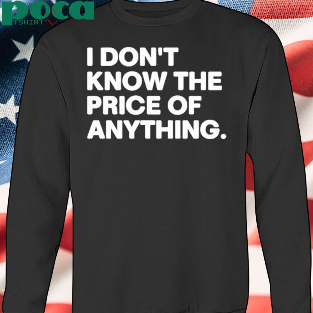 Drew Carey Wearing I Don’t Know The Price Of Anything T-Shirt
