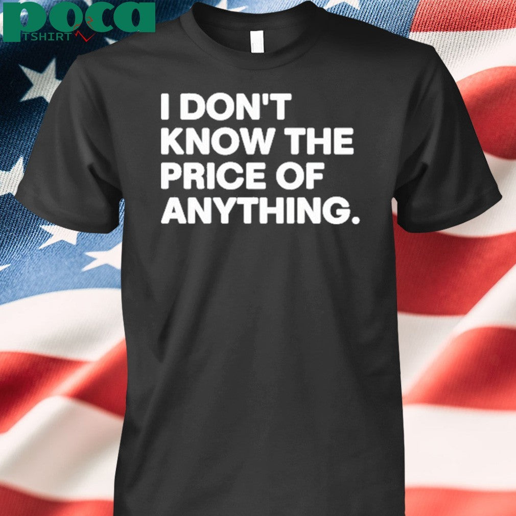 Drew Carey Wearing I Don’t Know The Price Of Anything T-Shirt