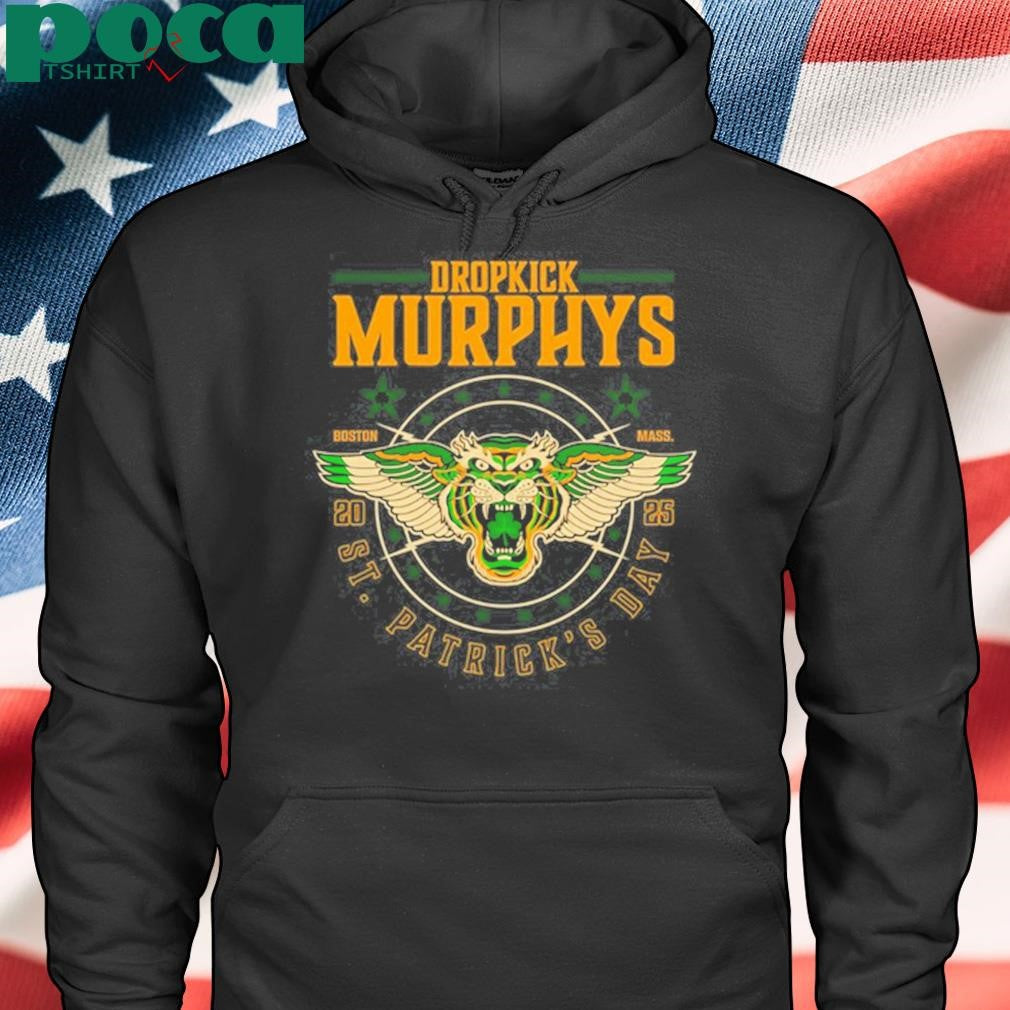 Dropkick Murphys St. Patrick’s Day 2025 Boston MA Tour Shirt