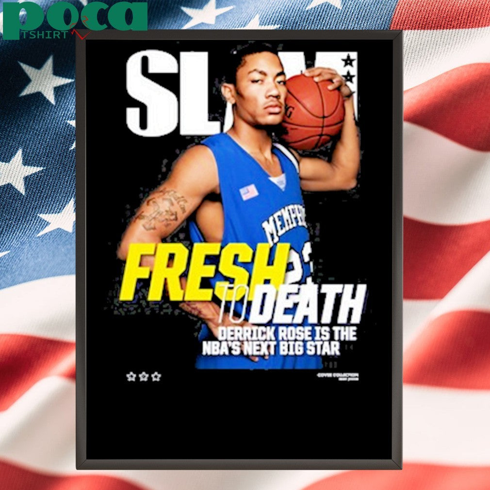 Drose’s 2008 Slam Cover Ahead Of ‘Derrick Rose Night’ In Chicago Tee T-Shirt