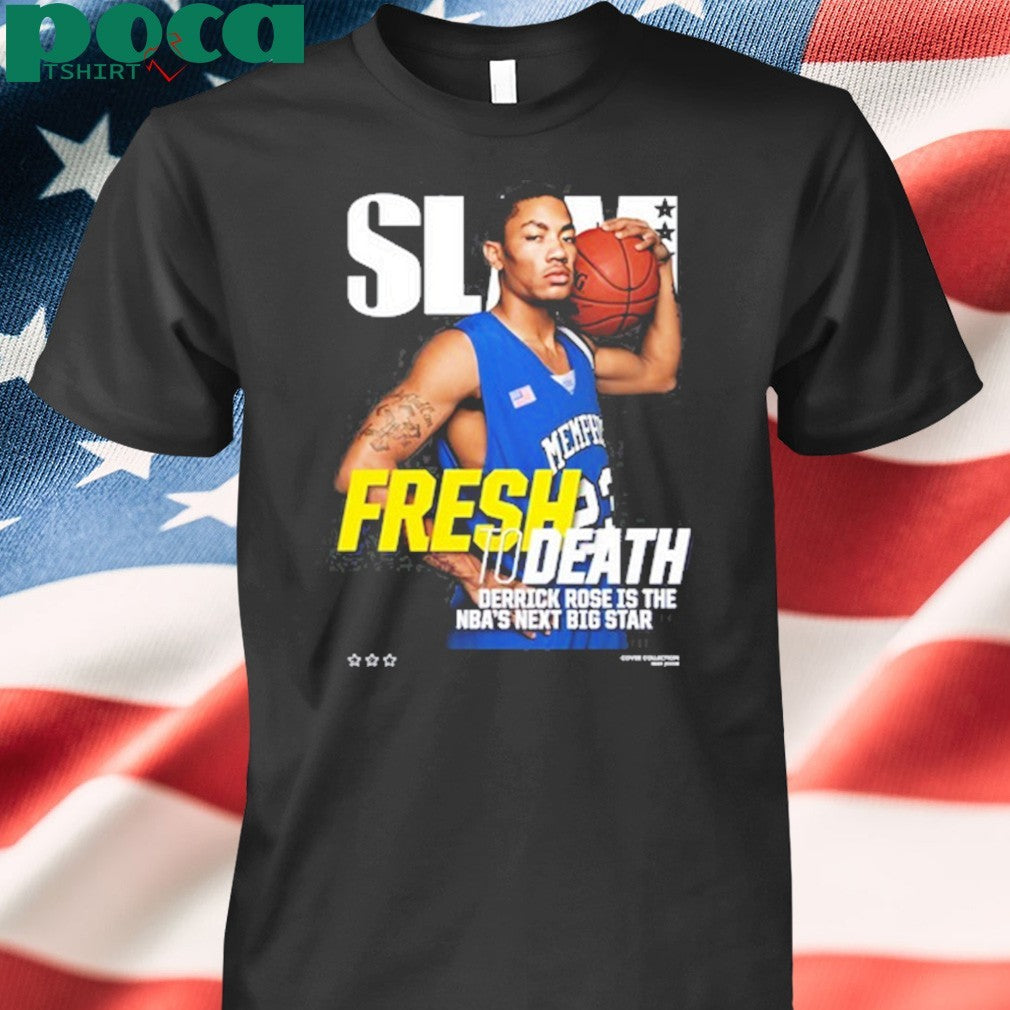 Drose’s 2008 Slam Cover Ahead Of ‘Derrick Rose Night’ In Chicago Tee T-Shirt