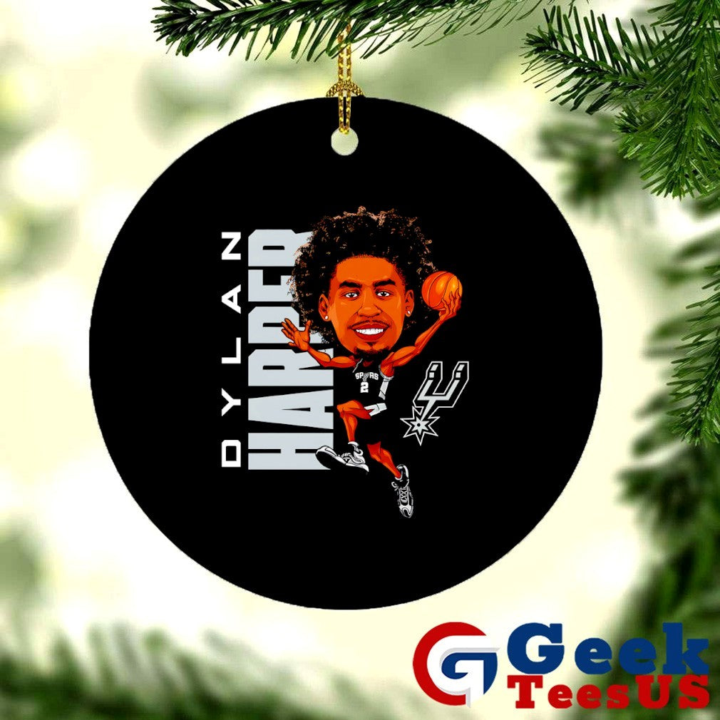 Dylan Harper San Antonio Spurs NBA caricature shirt