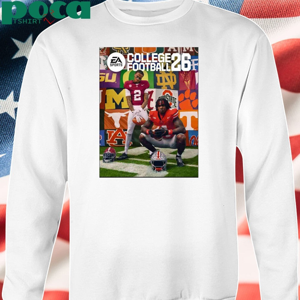 EA College Football 26 Cover Star With Ryan Williams And Jeremiah Smith shirt
