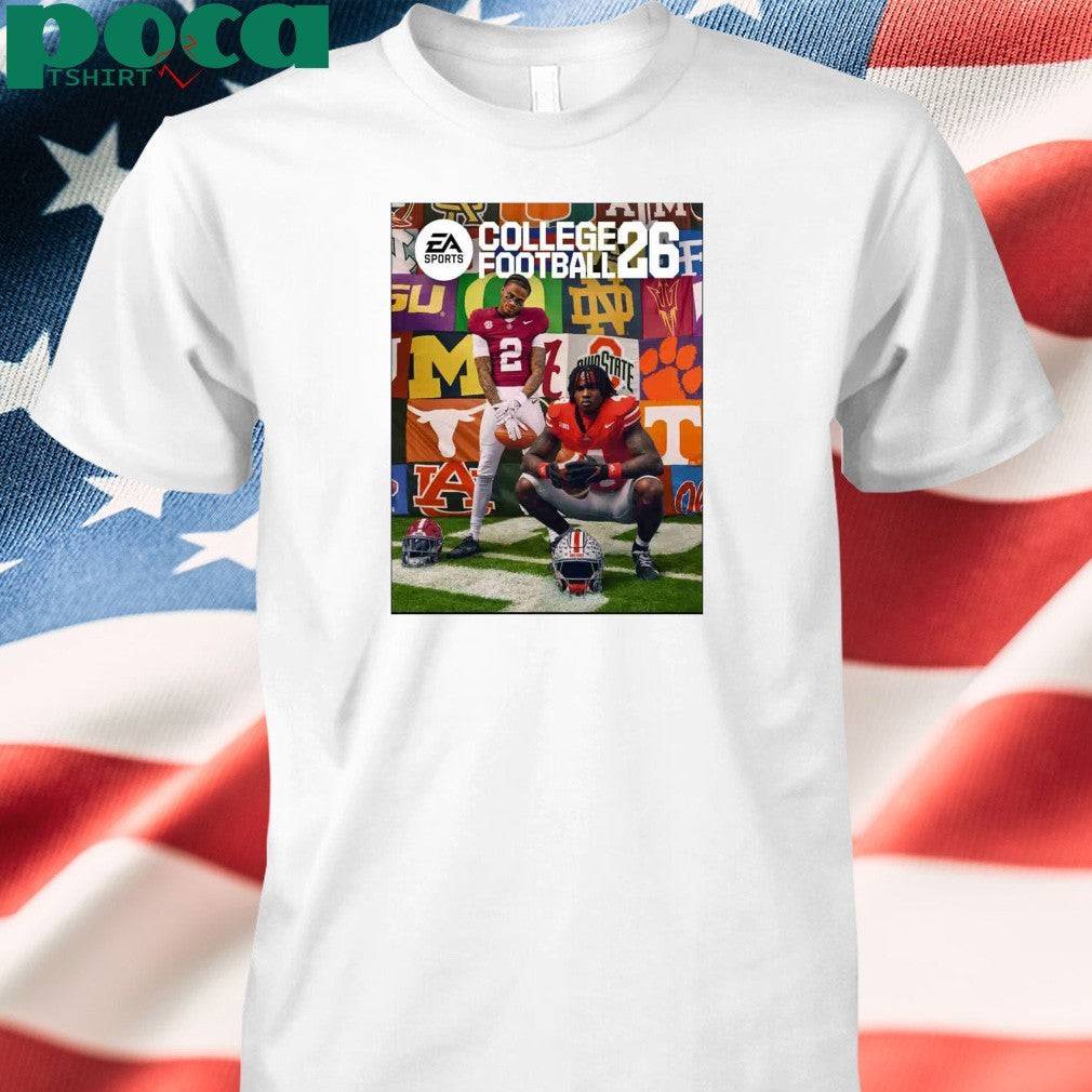 EA College Football 26 Cover Star With Ryan Williams And Jeremiah Smith shirt