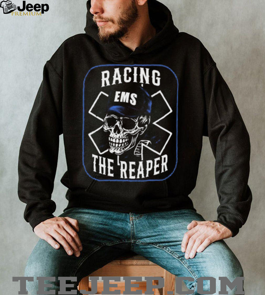 EMS Racing The Reaper Skeleton Medic Star of Life Shirt