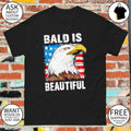 Eagle beautiful 4th of July Patriotic USA American flag shirt