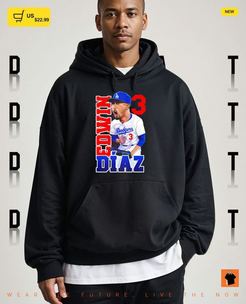 Edwin Díaz 3 Los Angeles Dodgers MLB Baseball 2026 shirt