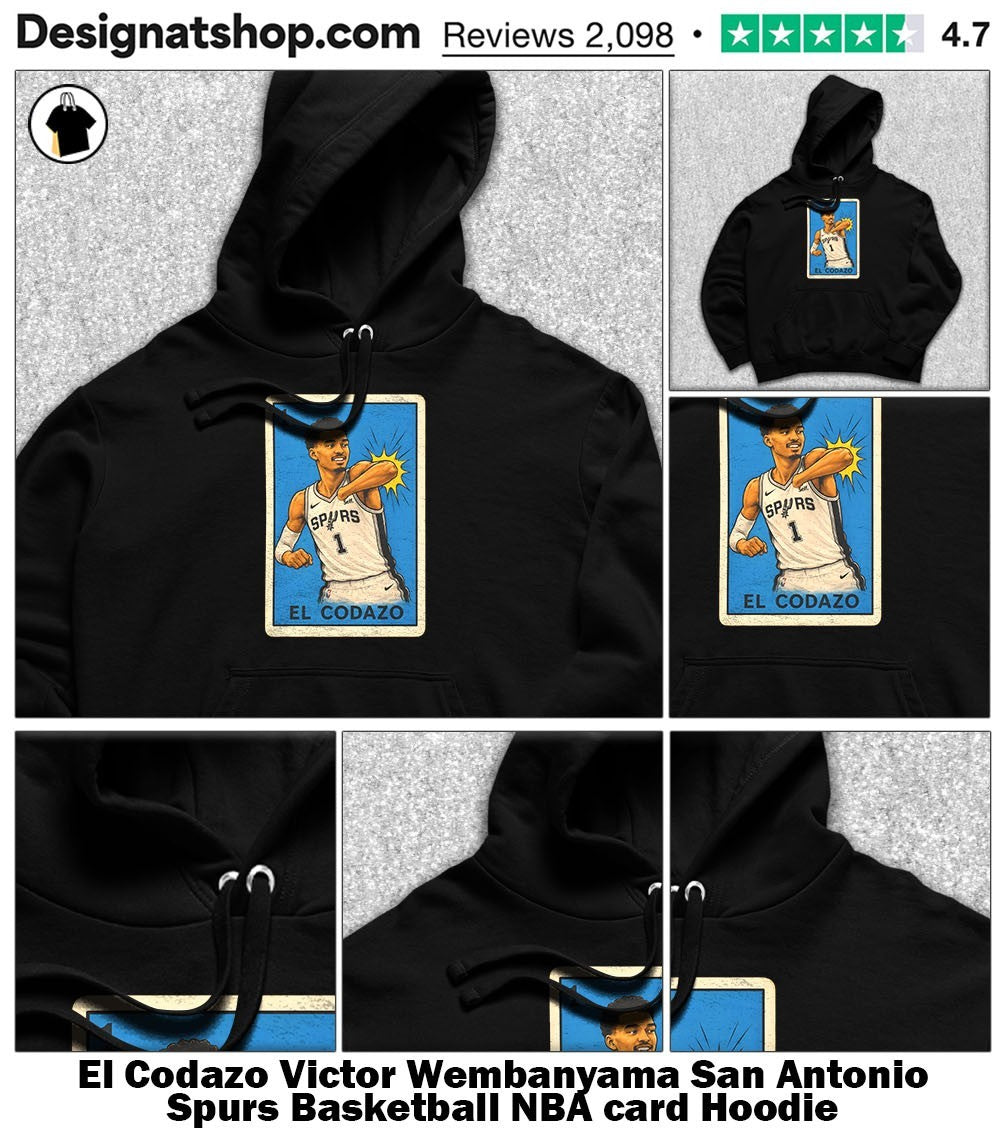 El Codazo Victor Wembanyama San Antonio Spurs Basketball NBA card shirt